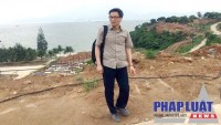 Phó thủ tướng Vũ Đức Đam thị sát tại dự án xây dựng 40 móng biệt thự không phép tại Sơn Trà - Ảnh: B.Q