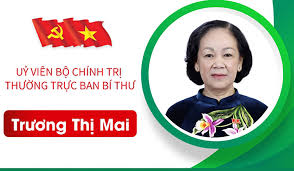 Bà Trương Thị Mai - Thường trực Ban Bí thư
