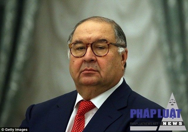 Usmanov là người giàu nhất nước Nga năm 2015.