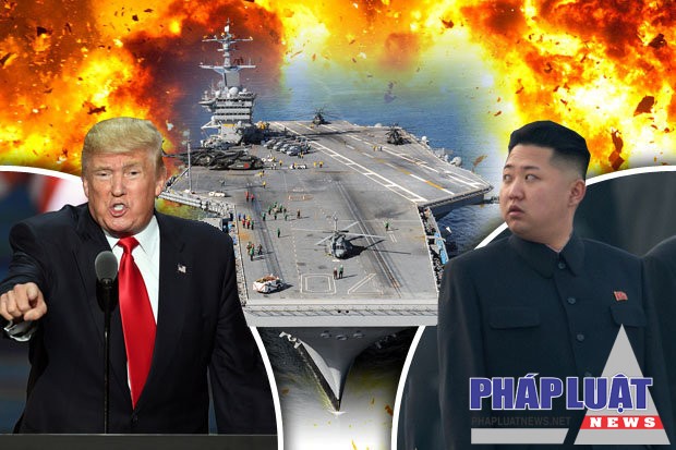 Tổng thống Mỹ Donald Trump vừa gửi đi thông điệp ớn lạnh tới nhà lãnh đạo Kim Jong-un. Ảnh Daily Star