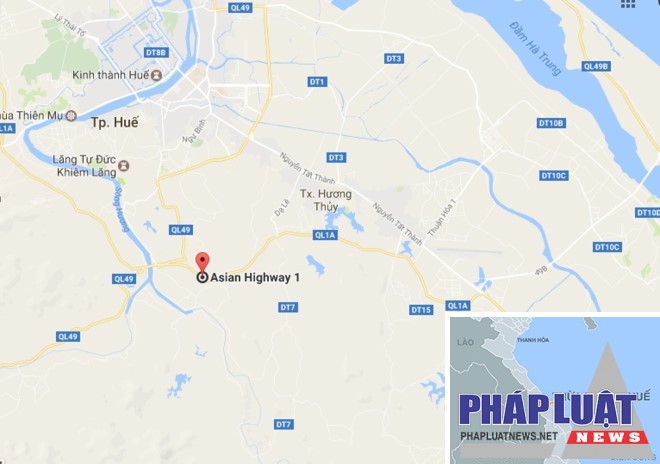 Vị trí xảy ra vụ việc. Ảnh: Google Maps.