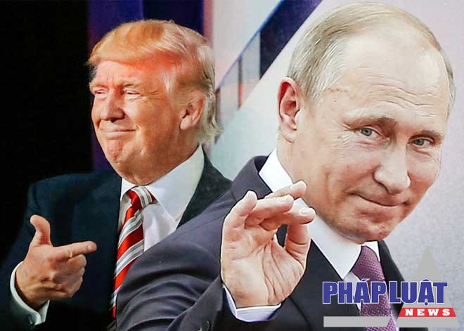 Tổng thống Mỹ Donald Trump (trái) và Tổng thống Nga Vladimir Putin. Ảnh minh họa.