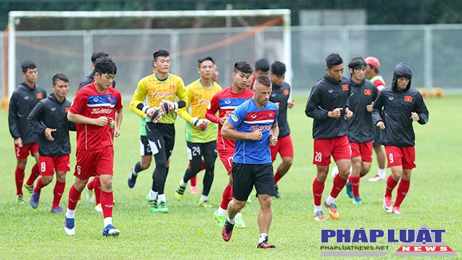 U22 Việt Nam đang đứng trước cơ hội đi vào lịch sử nếu vô địch SEA Games 29. Ảnh Quốc Khánh