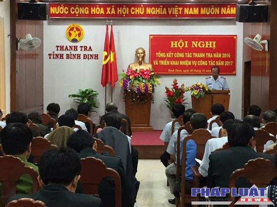 Thanh tra tỉnh Bình Định hội nghị tổng kết và triển khai nhiệm vụ năm 2017