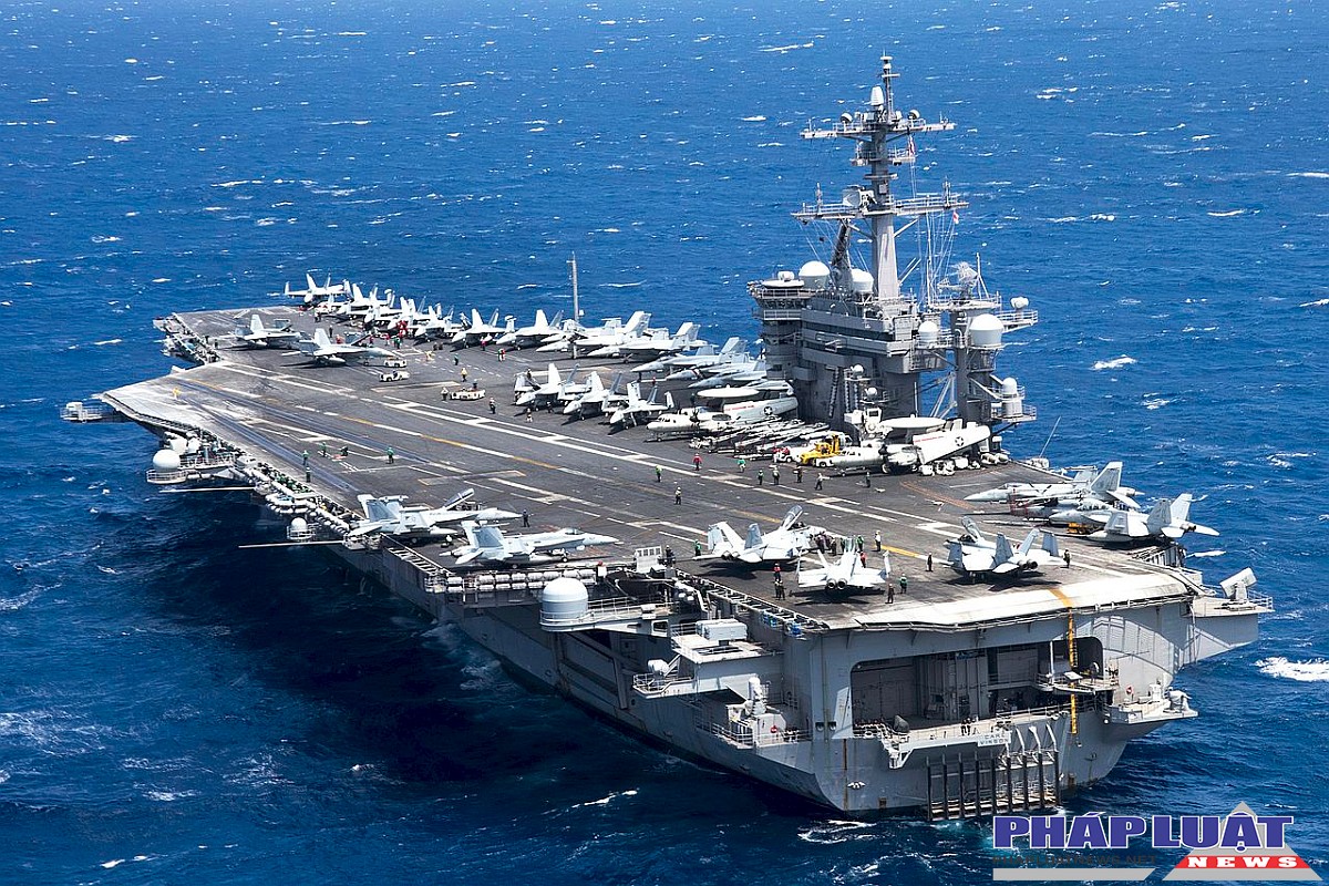 Tàu sân bay Mỹ USS Carl Vinson đến Tây Thái Bình Dương