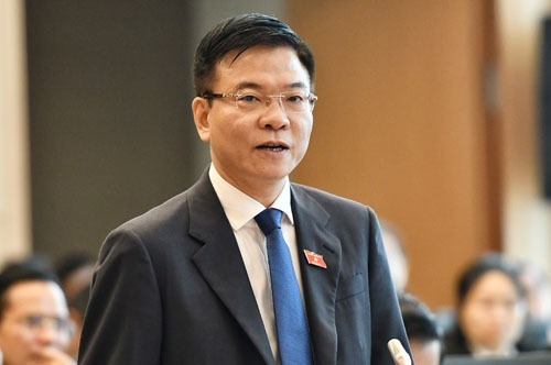 Bộ trưởng Tư pháp Lê Thành Long, Tổ trưởng Tổ công tác. Ảnh: Giang Huy